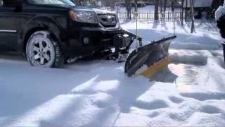 Home Plow by Meyer ElectricallyPowered Plow  Auto Angling System Wireless Control Model 24000 [upl. by Seana]