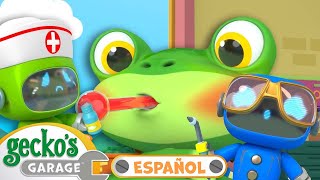 Gecko está enfermo  Garaje de Gecko  Carros para niños  Vídeos educativos [upl. by Nahtaneoj]