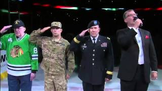 Awesome National Anthem at United Center 61513 [upl. by Dolf]