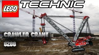 🔶 LEGO TECHNIC 🔶 SPEEDBUILD 🔶CRAWLER CRANE [upl. by Aihgn]