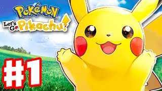 Pokemon Lets Go Pikachu and Eevee  Gameplay Walkthrough Part 1  Intro and Gym Leader Brock [upl. by Zantos893]