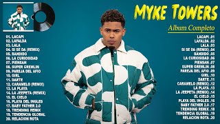 Myke Towers 2024  Sus Mejores Canciones del 2024  Mix Reggaeton 2024 [upl. by Kacey]