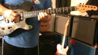 Brad Paisley Then Guitar Intro amp Solo Cover [upl. by Michaela]