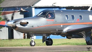 Pilatus PC12 NGX PSAMR Decolagem em Joinville 03062023 [upl. by Malchus]