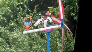 Veletas molinos de viento Whirligigs hechos a mano [upl. by Hatnamas]