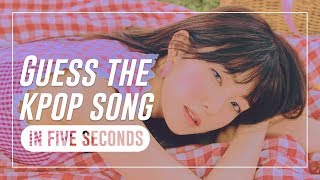 GUESS THE KPOP SONG IN 5 SECONDS [upl. by Aziaf]