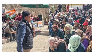 ExSECMOL Student Skarma Tokdan emotional Speech at 18th day of Climatefast [upl. by Nehtiek]