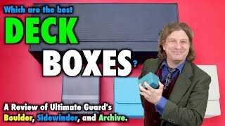 MTG Best Deck Boxes 20  Ultimate Guard Boulder Sidewinder and Archive [upl. by Enaxor]