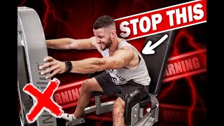 How to PROPERLY Use the Abductor amp Adductor Machine [upl. by Dera]