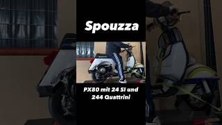 vespa px mit 24 si und 244 quattrini b [upl. by Anesusa]