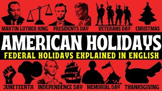 American Federal Holidays in English  Juneteenth  Traditions  English Speaking Practice 🇺🇸 🎉 ✅ [upl. by Ker459]