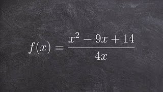 How To find the zeros of a rational function [upl. by Claudio]