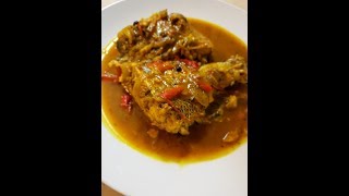 Jamaican Style Curry Fish Tutorial [upl. by Hannasus916]