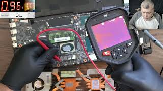 Gaming laptops classic disease  Shorted CPUGPU mosfet  Msi gaming laptop repair [upl. by Rafiq]