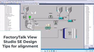 FactoryTalk View Studio SE Design Tips for Alignment [upl. by Yrojram]