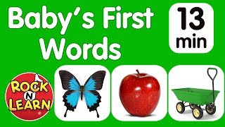 Baby’s First Words  Food Activities amp Animals  When will my toddler speak [upl. by Eynttirb]