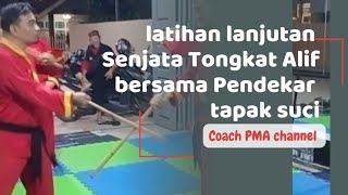 Latihan Tongkat Alif Arnis Weapons bersama Pendekar Tapak Suci [upl. by Aceissej]