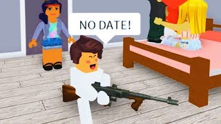 BREAKING UP ONLINE DATERS WITH ADMIN COMMANDS AS A BABY IN ROBLOX [upl. by Vershen]