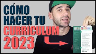 Cómo hacer un BUEN CURRÍCULUM 2023  FÁCIL y rápido  Todos los apartados explicados  PLANTILLAS [upl. by Solange]