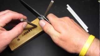 Knife Sharpening Lansky Turnbox Crock Sticks [upl. by Rodrigo822]