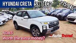 2024 Hyundai Creta SX Tech Most Detailed Walkaround Review  TeamAutoTrend [upl. by Rolyak]