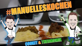 Gehacktesstippe mit Kartoffelbrei Manuelles Rezept im Vergleich [upl. by Lowrie]