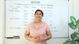 Solutions  Full Chapter  Class 12 Chemistry Chapter 1 [upl. by Ulani]