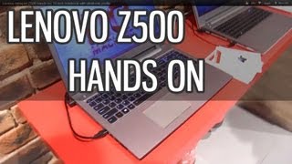 Lenovo Ideapad Z500 hands on 15 inch notebook with ultrabook profile [upl. by Areic421]