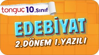 10Sınıf Edebiyat 2Dönem 1Yazılıya Hazırlık 📑 2024 [upl. by Rogovy]