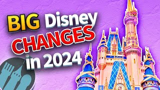 20 BIG Changes Disney Has Already Announced for 2024 [upl. by Mehalick493]