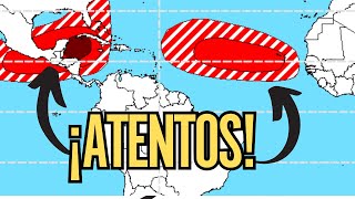 Posible Ciclón en el Caribe por Giro Centroamericano Atentos en el Caribe y Golfo de México [upl. by Butler]