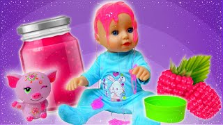 Baby Annabell doll lost her toy Baby alive doll amp baby born doll videos for kids Dolls clothes [upl. by Asena398]