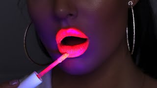 NEON Lipstick Glow in the Dark Lips [upl. by Jarek]