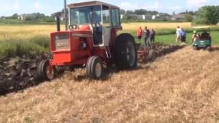 Allis Chalmers 180 amp 190XT plowing [upl. by Ellatnahc]