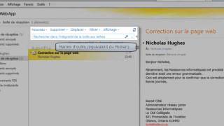 Accéder à son courriel par le web [upl. by Els]