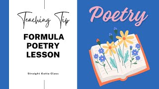 Poetry Lesson Ideas [upl. by Zingg399]