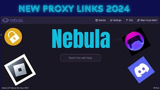 New Proxy Links For School Chromebook 2024  NEBULA PROXY [upl. by Oakie682]