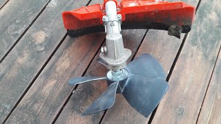 DIY How to make brush cutter leaf blower Amazing homemade inventions [upl. by Mendelsohn233]