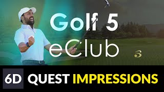 Golf 5 eClub  Oculus Quest VR Game Impressions [upl. by Dareece]