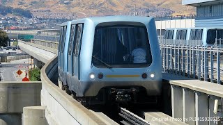 SFO AirTrain【鉄道走行音】 [upl. by Aynatahs179]