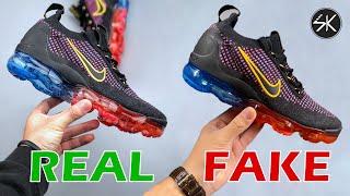 Nike Vapormax 2021 REAL VS FAKE [upl. by Yllus604]