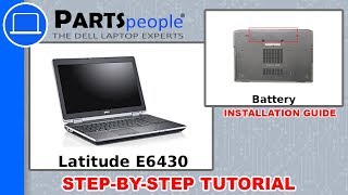 Dell Latitude E6430 P25G001 Battery HowTo Video Tutorial [upl. by Sokim]