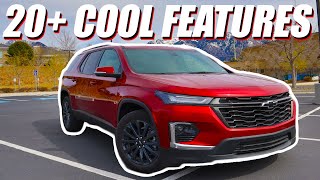 20 COOL and INTERESTING FEATURES of the 2022 CHEVY TRAVERSE [upl. by Welcher]