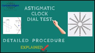 Astigmatic Clock Dial Test Detailed Procedure and Principle [upl. by Olgnaed]