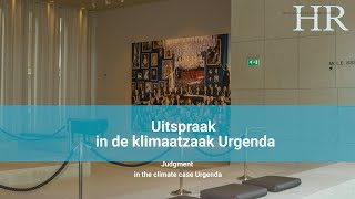 Uitspraak in de klimaatzaak Urgenda [upl. by Meg]