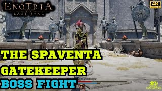 The Spaventa Gatekeeper  Boss Fight  Enotria The Last Song [upl. by Gurtner476]