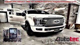 Ford F250  F350  F450 2017 – 2022 144″ IPS QHD 2K TouchScreen Navigation amp Infotainment System [upl. by Susannah]