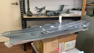 1350 USS Enterprise CVN65 Mini Hobby Models Build update part 15 [upl. by Melisande]