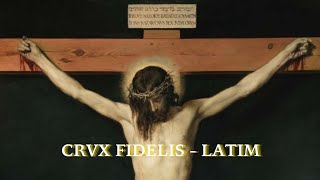 Crux Fidelis  Canto Gregoriano em Latim [upl. by Hodgson378]