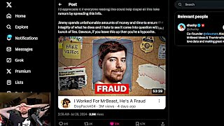 MrBeast Tried To Debunk Fraud Allegations [upl. by Brownson]